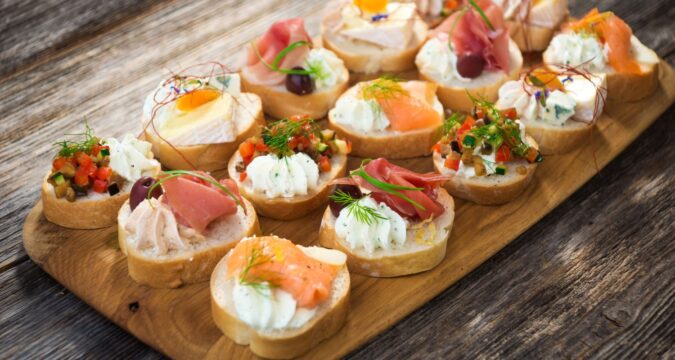 Easter canapés